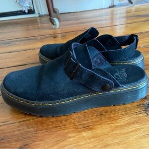 dr. martens carlson clog black sz 8